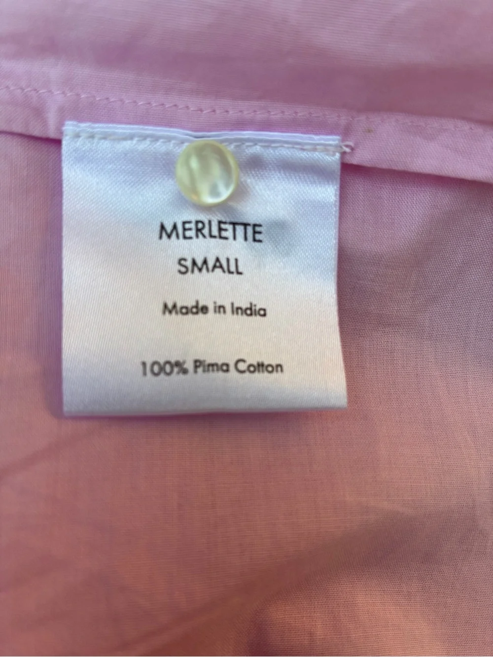 MERLETTE NWOT Sol Top in Pink Peony Babydoll Tiered Size Small